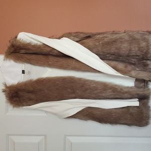 Faux fur vest
